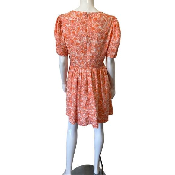 BPāāOrange/PeachĀ SummerāDressāsizeā-Medium - Picture 4 of 10